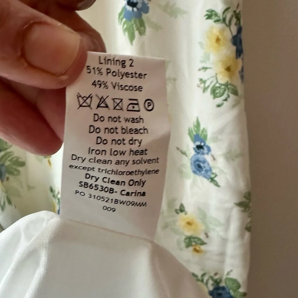 510. 🆕 House of CB Carina Floral Midi Dress 15” P2P, Size S - Picture 4 of 13